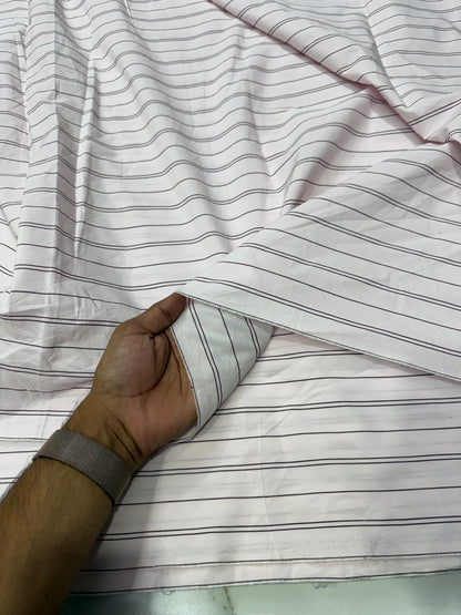 Buy Premium Cotton Poplin Pinstripe print