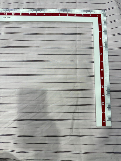 Buy Premium Cotton Poplin Pinstripe print