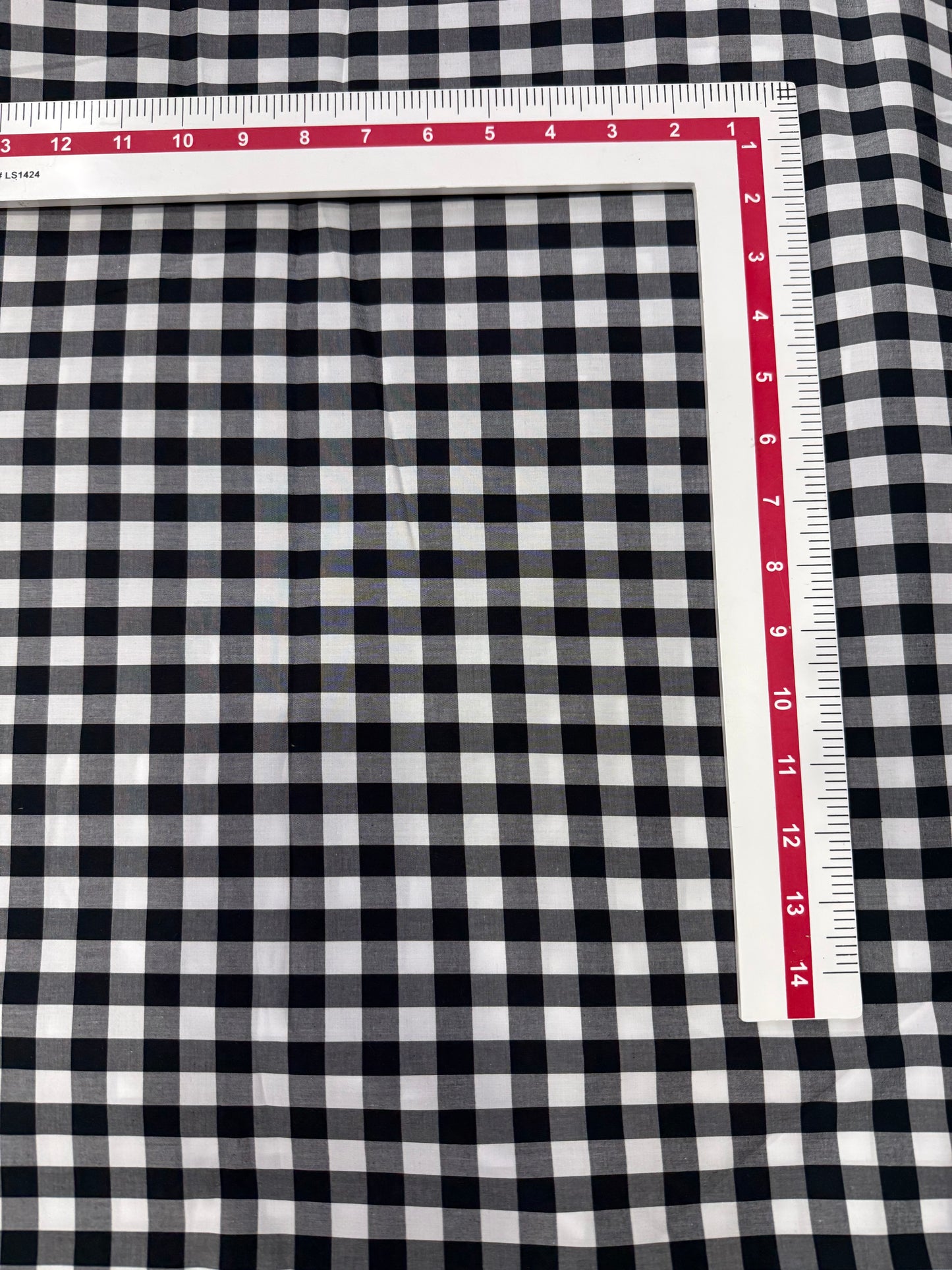 Buy Premium Cotton Yarn-Dyed Black White Gingham print