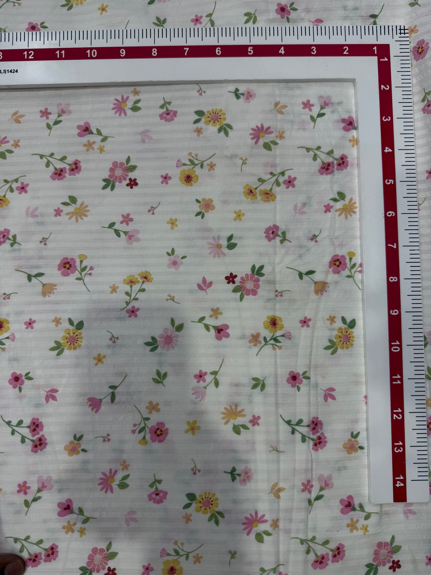 Buy Premium Cotton Seersucker Stripes Printed Fabric