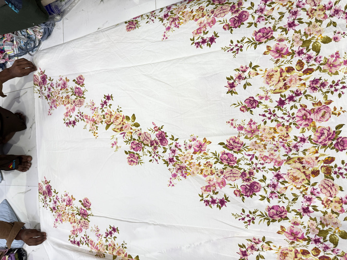 Buy Premium Cotton Poplin Rosebloom print