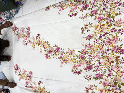 Buy Premium Cotton Poplin Rosebloom print