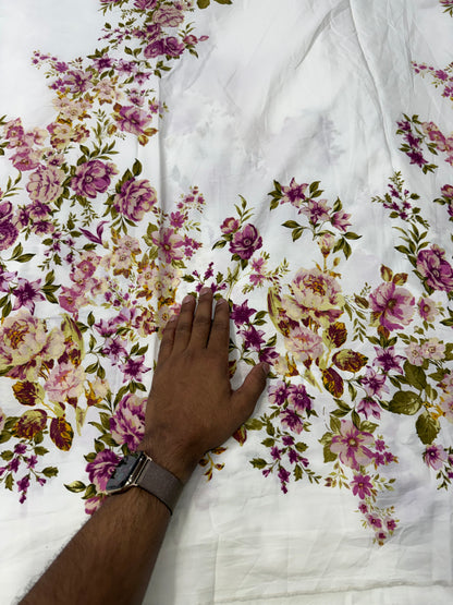 Buy Premium Cotton Poplin Rosebloom print