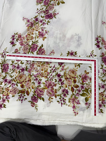 Buy Premium Cotton Poplin Rosebloom print