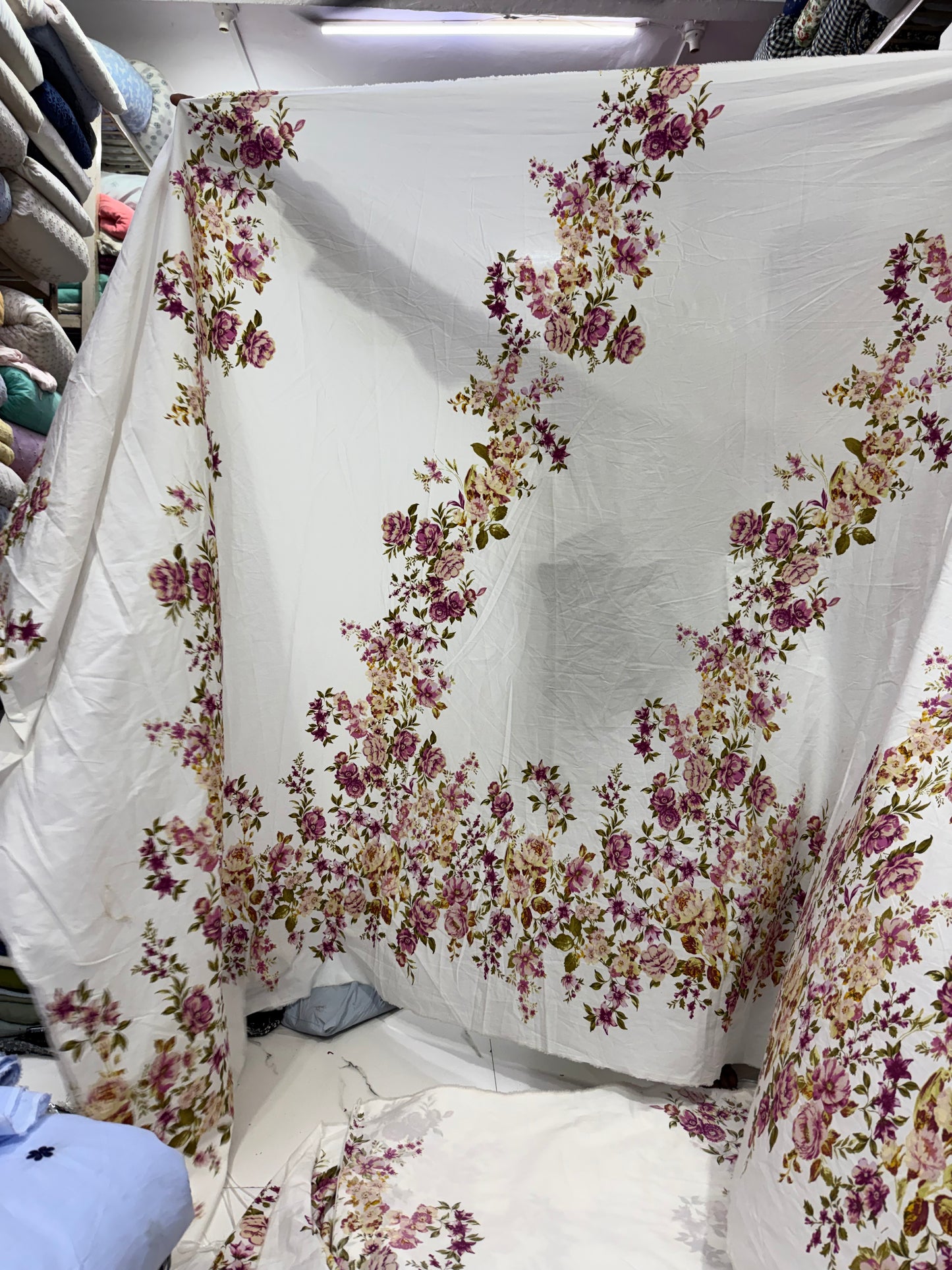 Buy Premium Cotton Poplin Rosebloom print