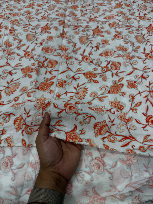 Buy Premium Cotton Double Cloth Jaal print
