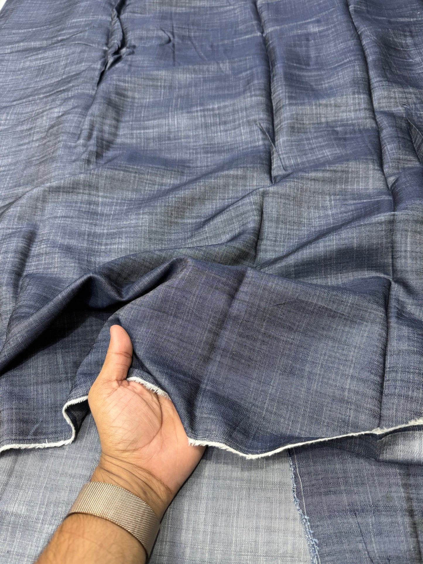 Buy Premium Silky Soft Cotton Denim Chambray