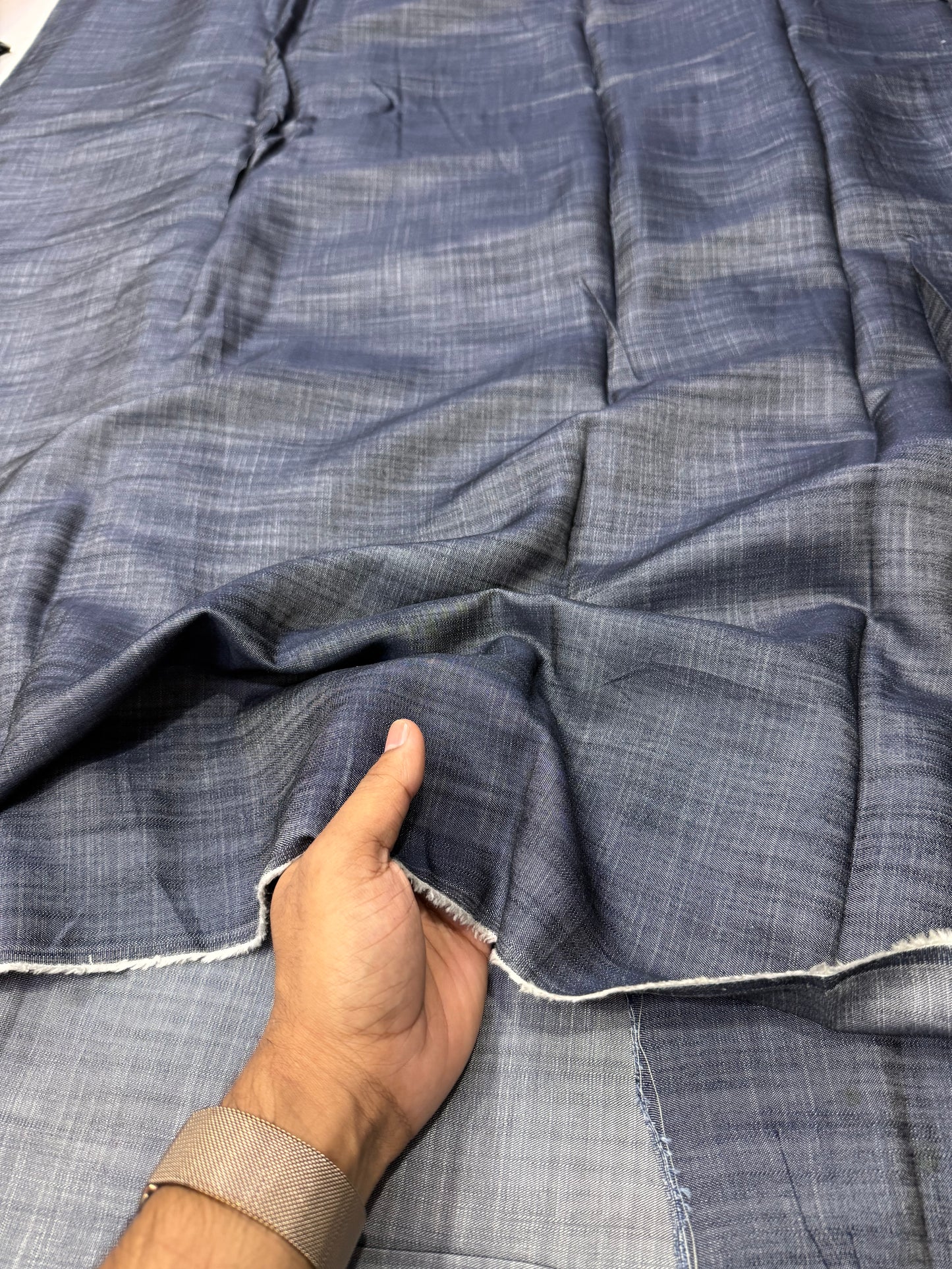 Buy Premium Silky Soft Cotton Denim Chambray