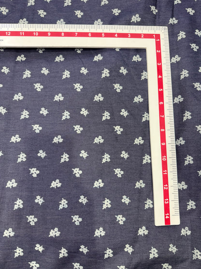 Buy Premium Silky Denim Ditsy print