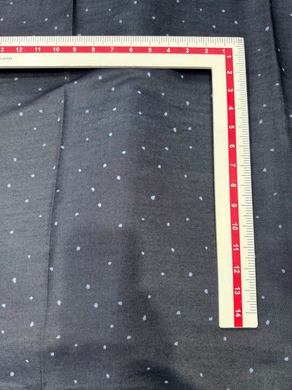 Buy Premium Silky Denim Polka Dot print