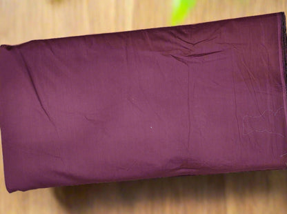 Buy Poplin Plain Wine Fabric - MAF 