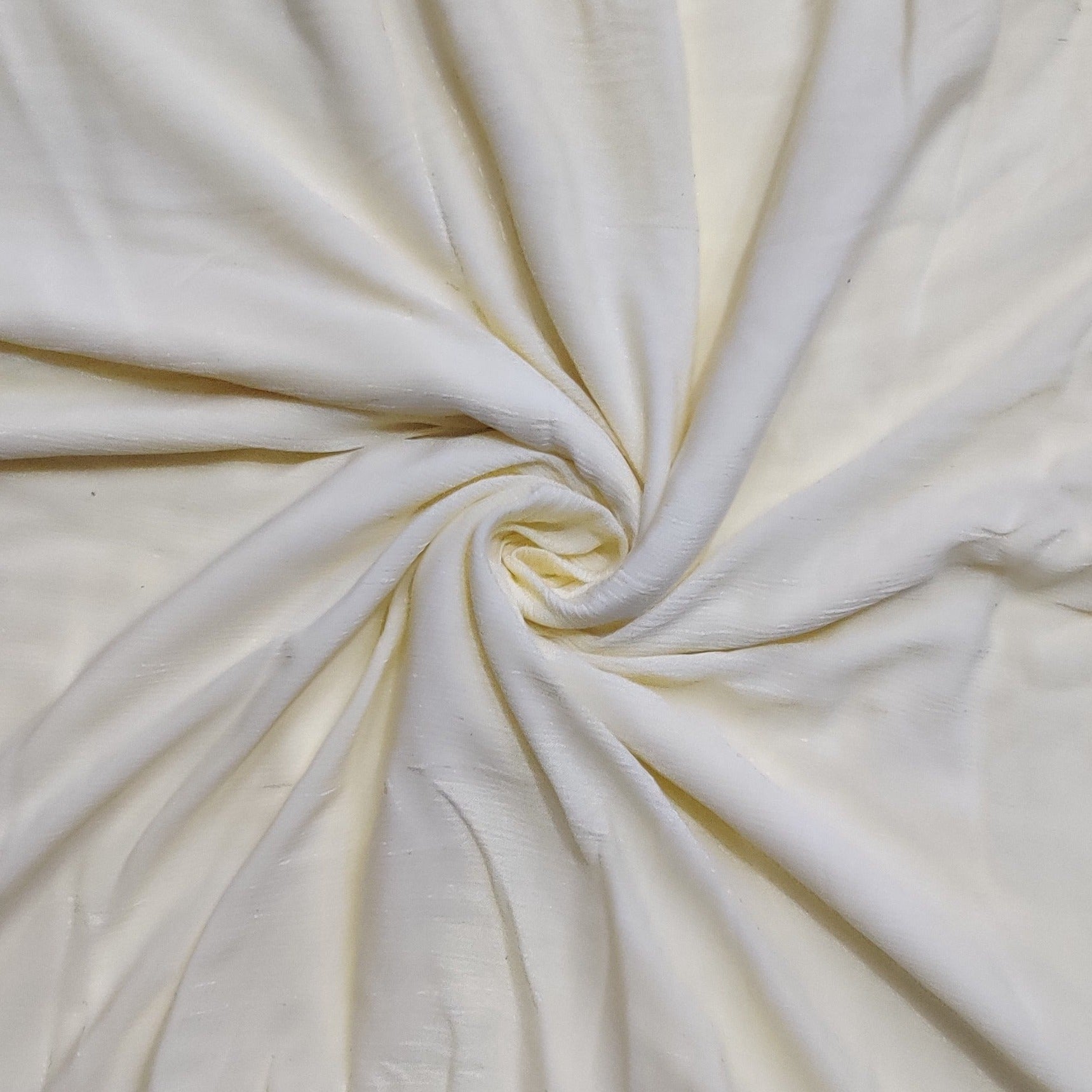 Buy Rayon Crepe Creme Solid Fabric - MAF 