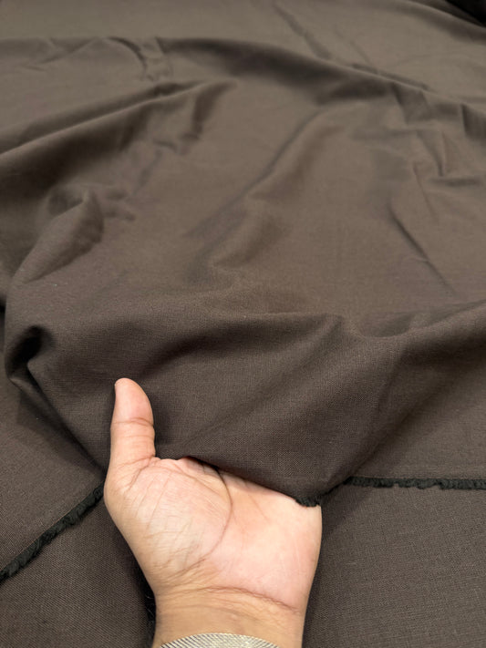 Buy Premium Linen Blend Espresso Solid