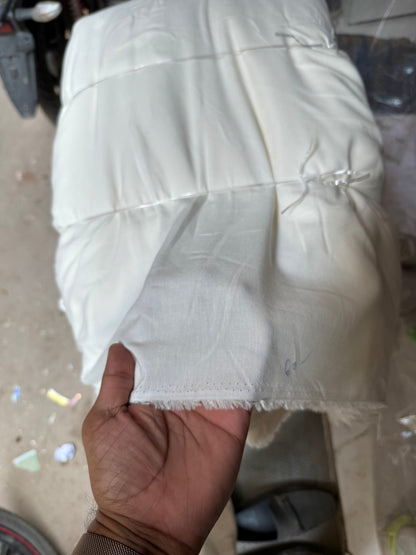 Buy Pure White Linen Cotton Fabric