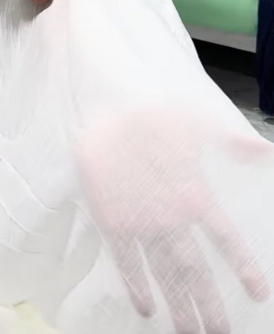 Buy Cotton Crepe White