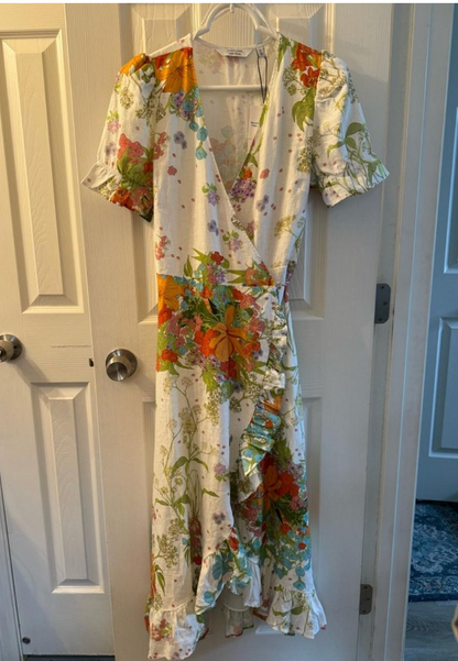 Buy Pure Linen Floral Printed Fabric