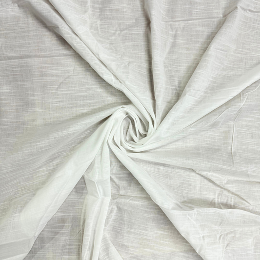 Buy Fine Cotton Slub Dyeable Fabric - MAF 