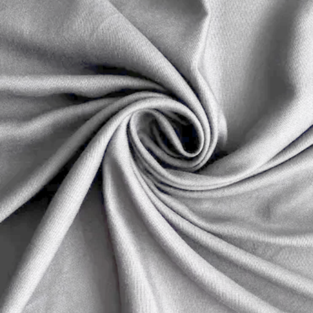 Rayon Solid Grey Fabric - MAF 