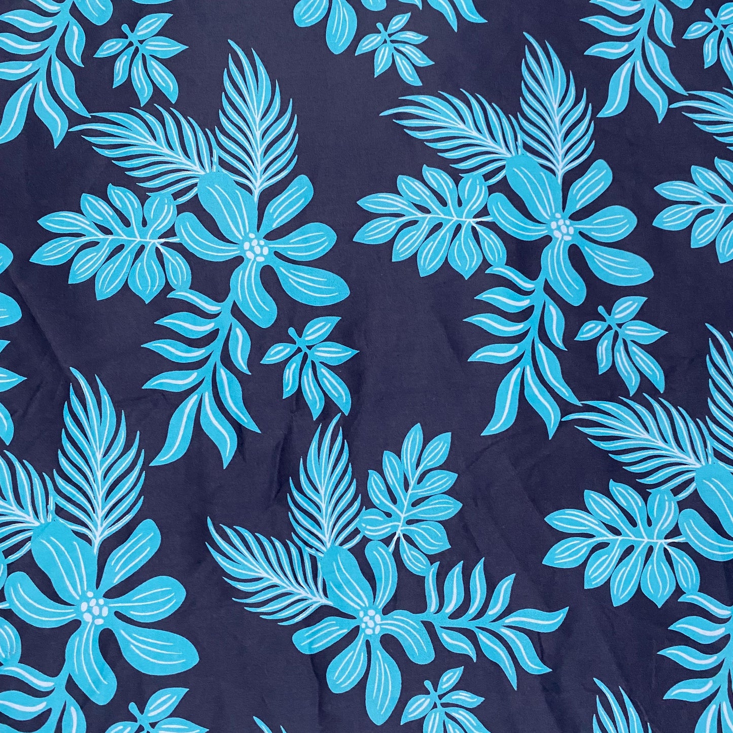 Buy Pure 50s Cotton Satin Botanical Printed Fabric - MAF 