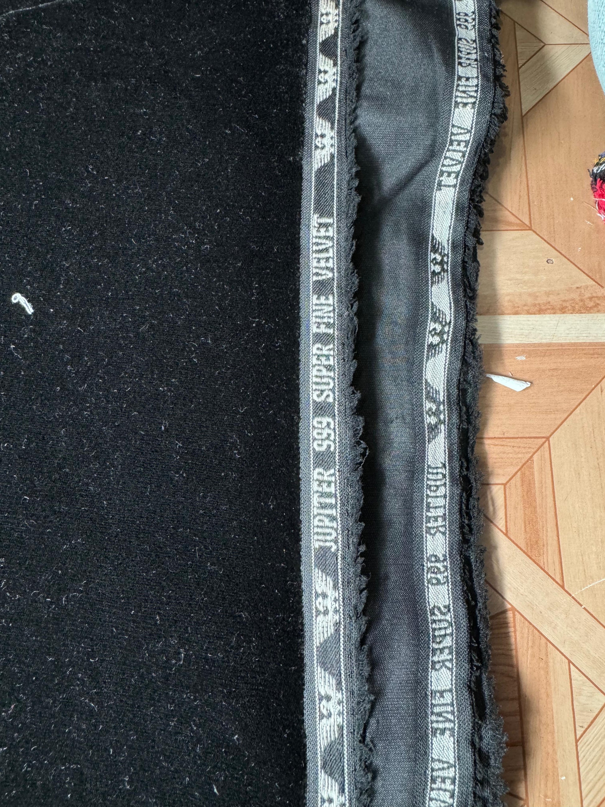 Buy Jet Black Micro Velvet 