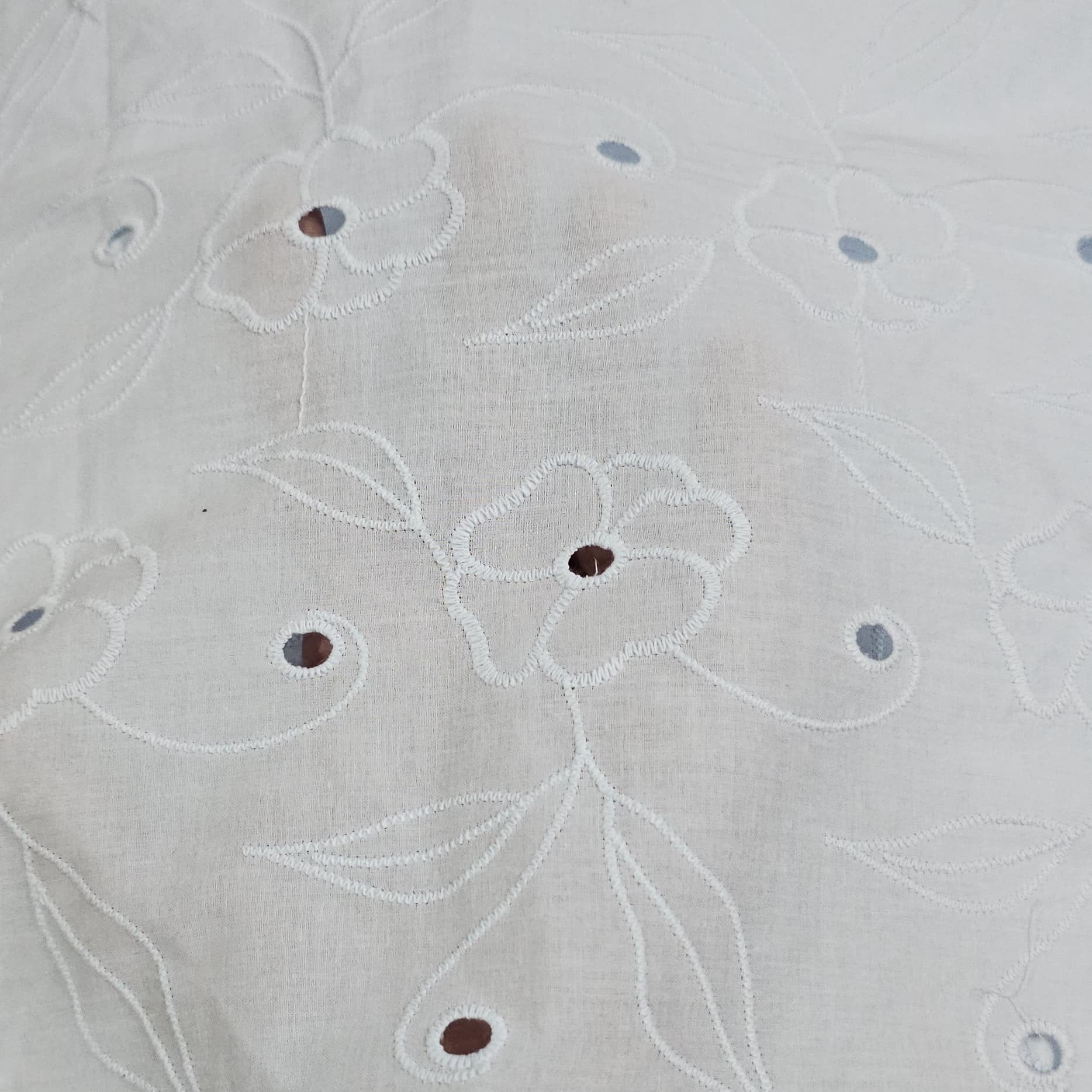 Buy Dust Blue Rose Hakoba Fabric - MAF 