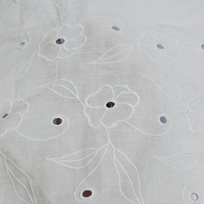 Buy Dust Blue Rose Hakoba Fabric - MAF 