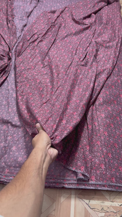Buy Winters Twill Rayon Floral Printed Fabric