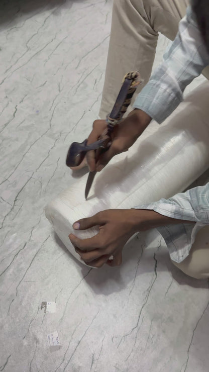 Buy Solid White Pure Cotton Poplin Satin