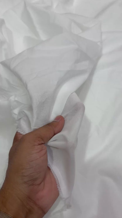 Buy 60s Cambric Premium Quality Bleach White Mill Made Fabric