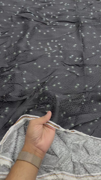 Buy Viscose Crepe Star Like Print Fabric