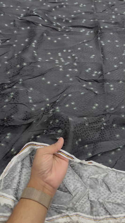 Buy Viscose Crepe Star Like Print Fabric