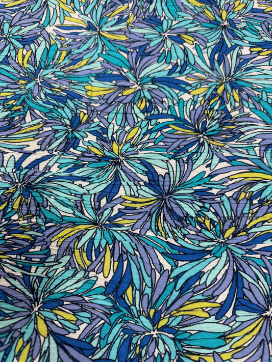 Buy Crinkled Crepe Dreamdrape Abstract Printed Fabric - MAF 
