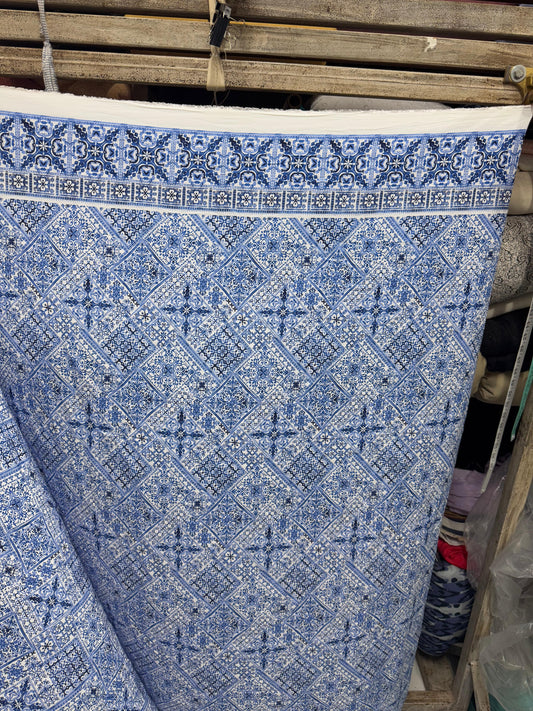 Buy Cotton Viscose EthnoBlend Drapescape Fabric - MAF 