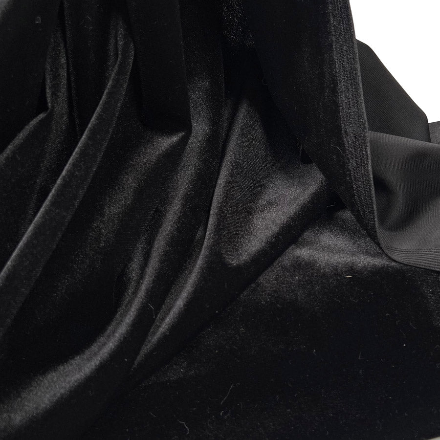 Buy Jet Black Micro Velvet 